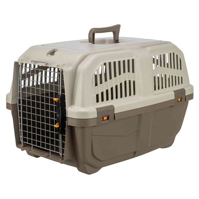 Cutie transport Trixie Skudo taupe sand caini pisici pana la 24 kg