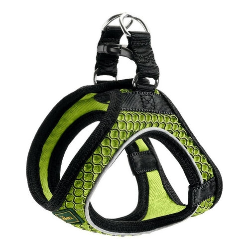 Ham ergonomic pentru câini Hunter Hilo-Comfort – Verde Lime, 30-35 cm