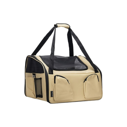 Geanță de transport pentru animale PS1307BEL – Bej, Elegantă