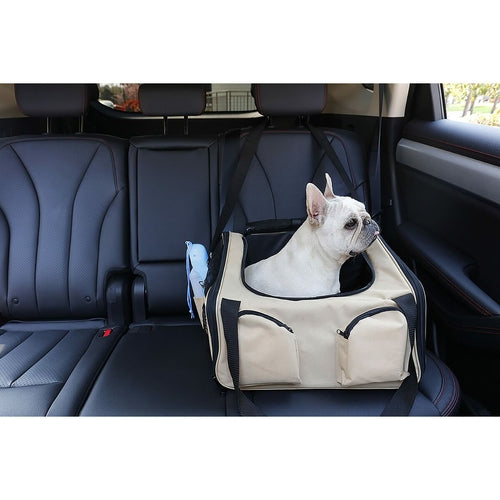 Geanță de transport pentru animale PS1307BEL – Bej, Elegantă