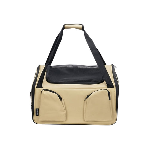 Geanță de transport pentru animale PS1307BEL – Bej, Elegantă
