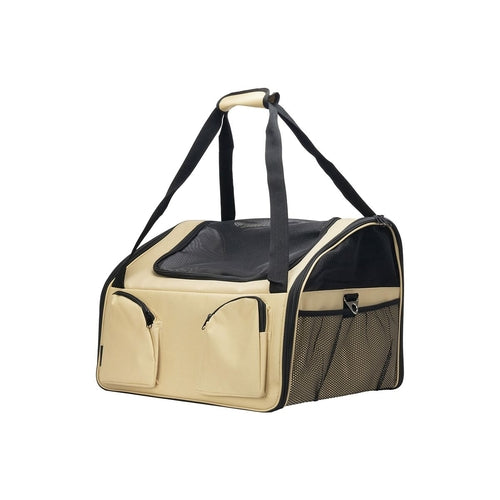 Geanță de transport pentru animale PS1307BEL – Bej, Elegantă