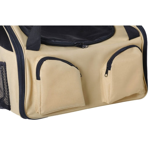 Geanță de transport pentru animale PS1307BEL – Bej, Elegantă