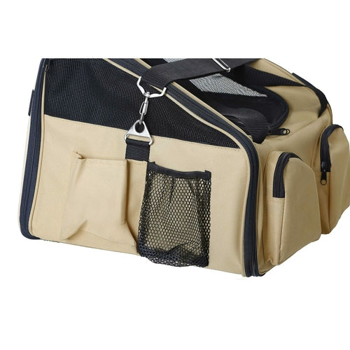 Geanță de transport pentru animale PS1307BEL – Bej, Elegantă