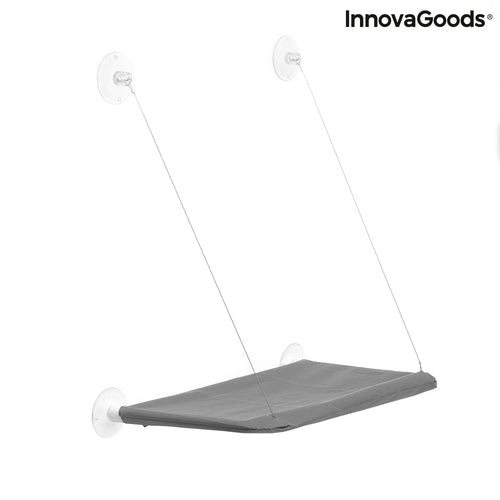 Hamac suspendat pentru pisici Catlax InnovaGoods – ventuze puternice, max. 30 kg