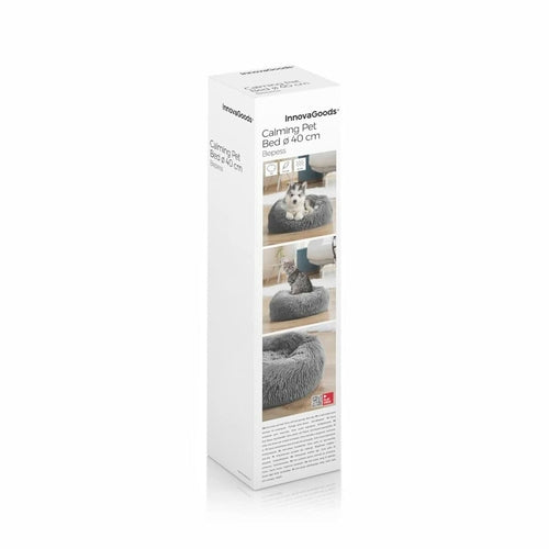 Pat Anti-Stres pentru Câini și Pisici Bepess InnovaGoods – Ø 60 cm, Gri