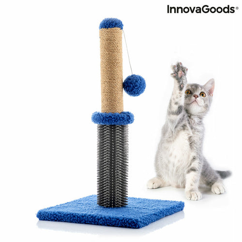 Stâlp de zgâriat și masaj pentru pisici cu minge – Miausage InnovaGoods