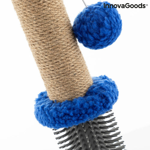 Stâlp de zgâriat și masaj pentru pisici cu minge – Miausage InnovaGoods