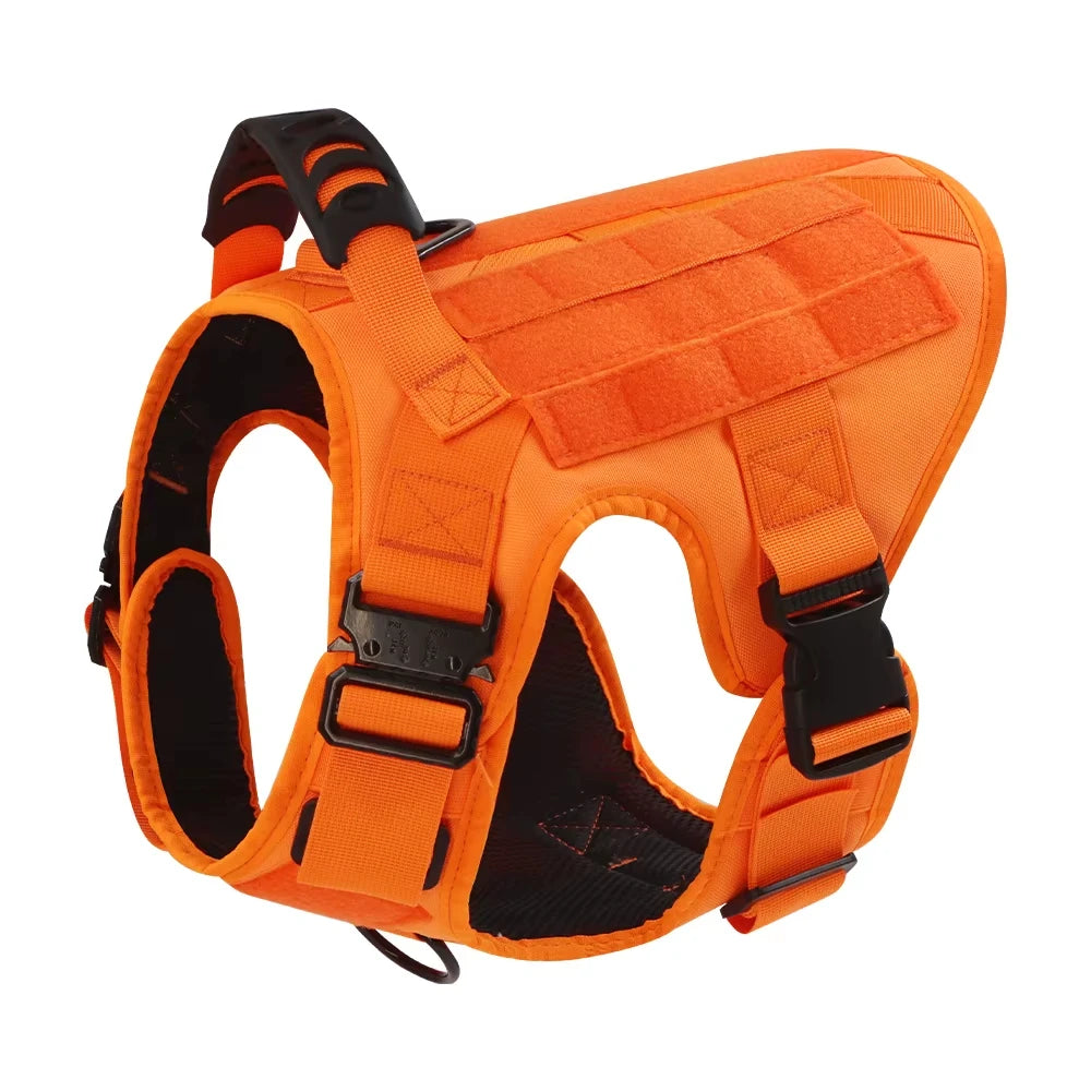 Ham Tactic Vest cu Panouri MOLLE – Reglabil, Nylon 1050D, Caini Mari, Antrenament/Hiking/Vanatoare