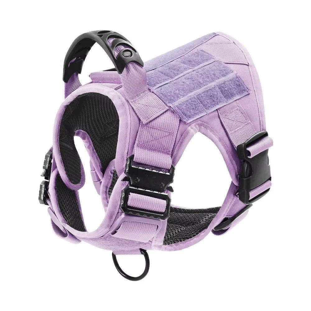 Ham Tactic Vest cu Panouri MOLLE – Reglabil, Nylon 1050D, Caini Mari, Antrenament/Hiking/Vanatoare