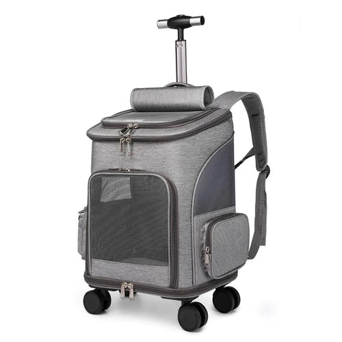 Rucsac portabil de capacitate mare pentru pisici și câini – reglabil, respirabil, până la 10 kg