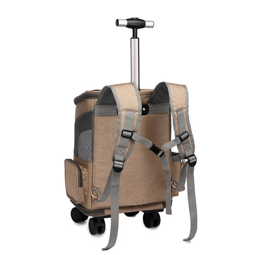 Rucsac portabil de capacitate mare pentru pisici și câini – reglabil, respirabil, până la 10 kg