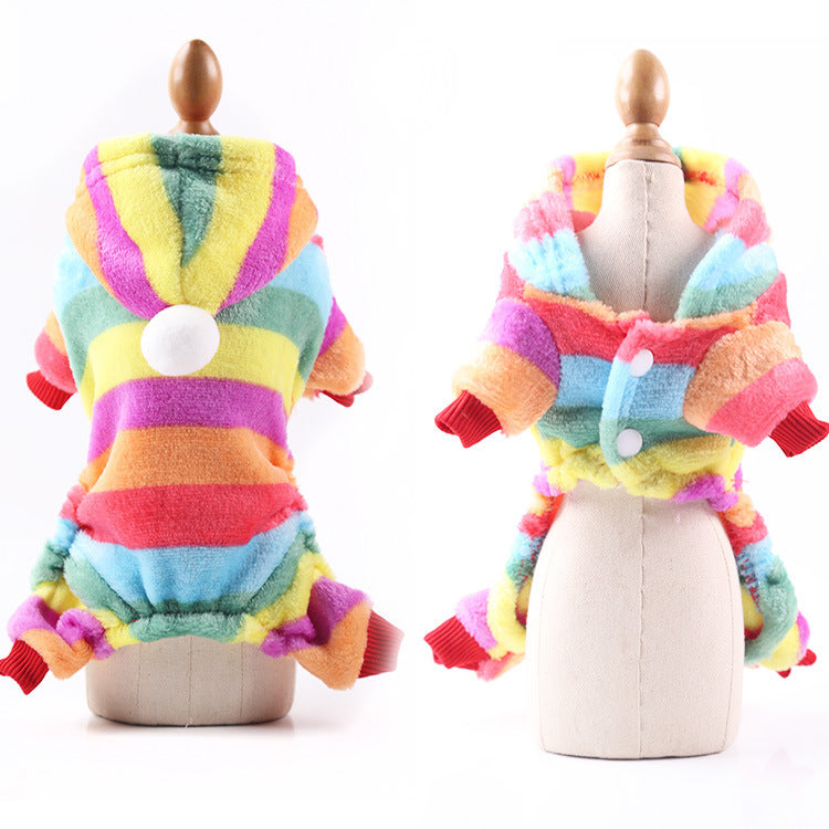 Hăinuță costum pentru pisici și câini – dinozaur, broască, urs, toamnă-iarnă