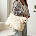 Geantă crossbody pentru pisici și câini mici – pânză ușoară cu broderie