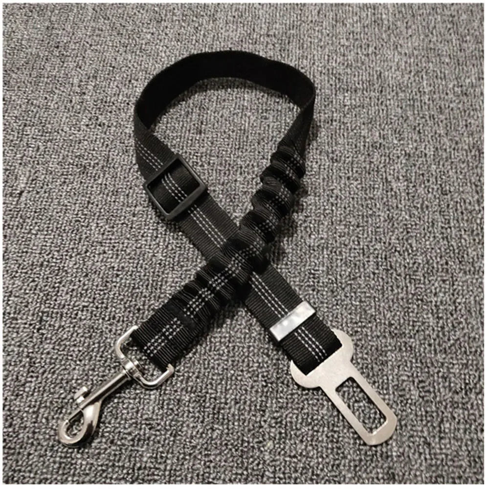 Centură de siguranță auto reglabilă pentru câini și pisici – ham cu clip universal
