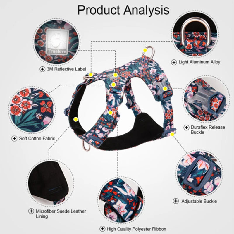 Ham Truelove TLH6283 pentru Câini – 100% Bumbac, Ușor, Respirabil, Reglabil