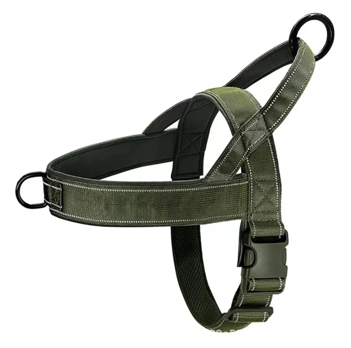 Ham Tactic Anti-Explozie Caini Mari – Vesta cu Maner, Golden Retriever, Nylon Rezistent