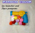 Set Jucarii Pisici 21 Piese - Transmitator si 20 Mingi Colorate din Plus