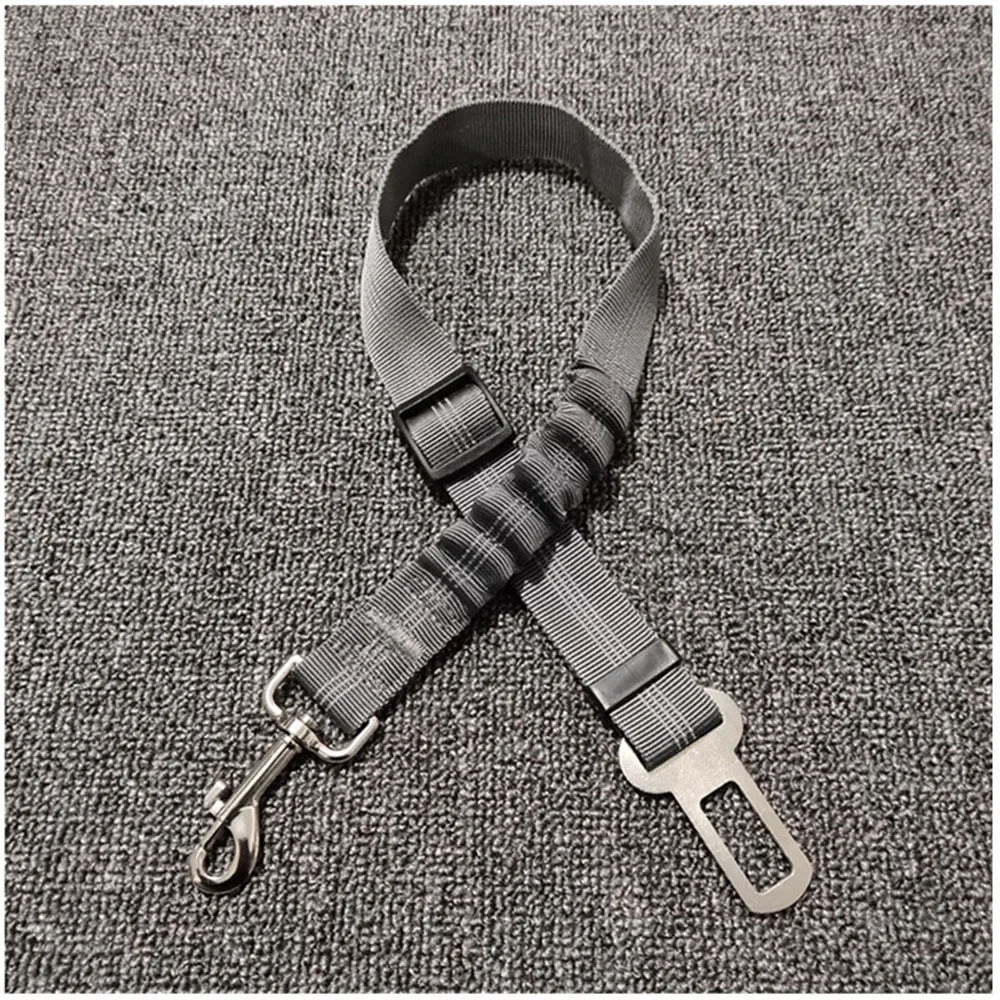 Centură de siguranță auto reglabilă pentru câini și pisici – ham cu clip universal