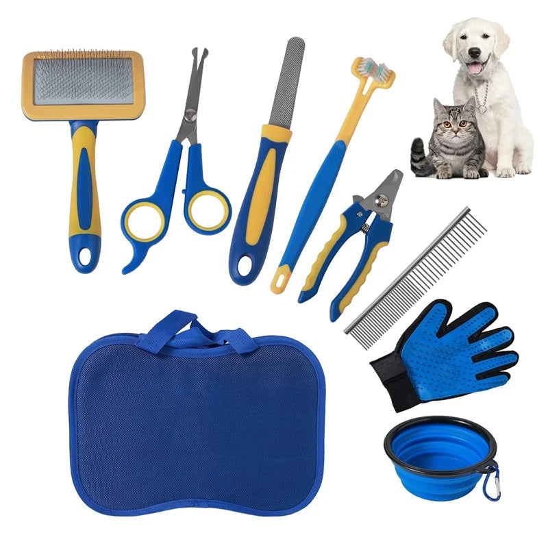 Set Îngrijire Complet pentru Animale - 8 Piese