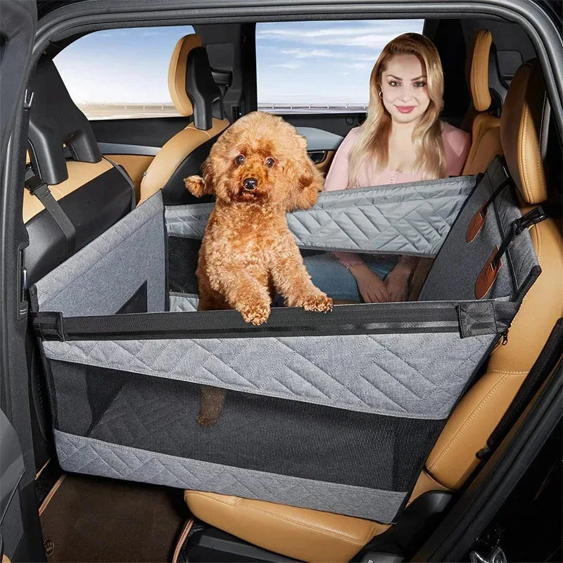 Husă tip hamac pentru câini, extensie pentru bancheta auto