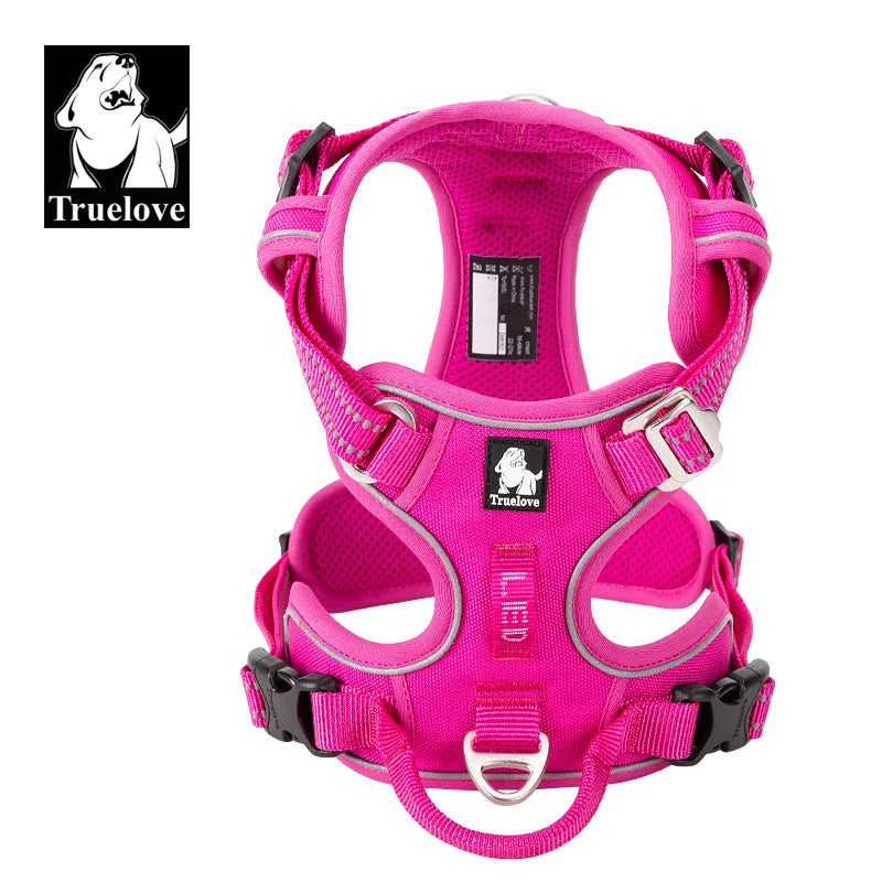 Ham Tactic Reflectorizant Truelove pentru Câini – Nylon Respirabil, Toate Mărimile