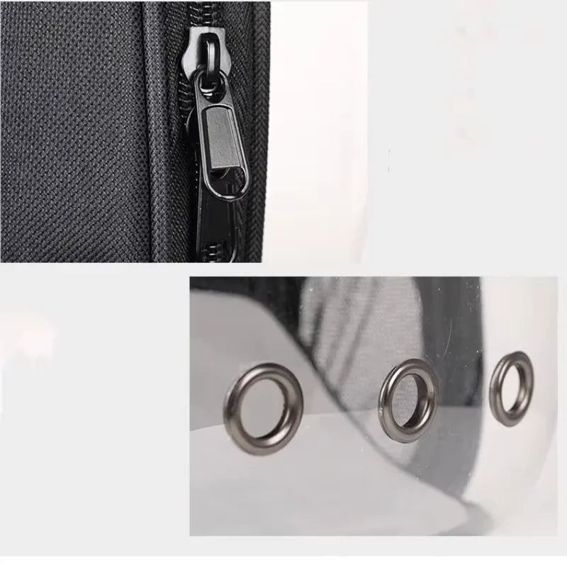 Geantă transport pisici tip capsulă spațială – respirabilă, portabilă