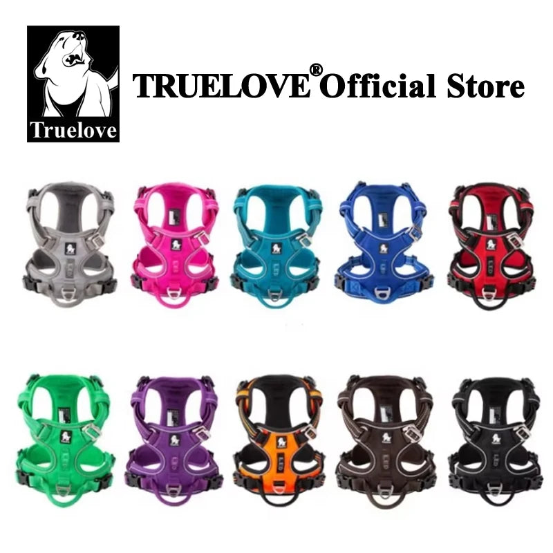 Ham Tactic Reflectorizant Truelove pentru Câini – Nylon Respirabil, Toate Mărimile