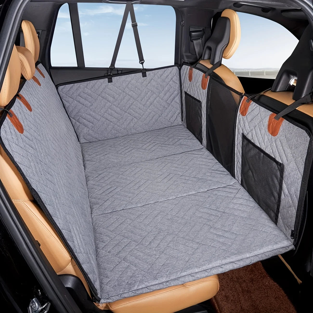 Husă Auto Impermeabilă pentru Câini – Tip Hammock, Anti-Zgârieturi, Anti-Alunecare