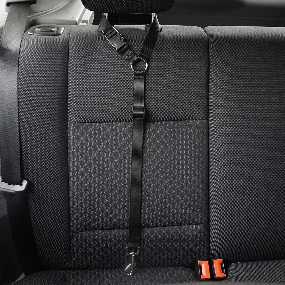 Centură de siguranță auto reglabilă pentru câini și pisici – ham cu clip universal