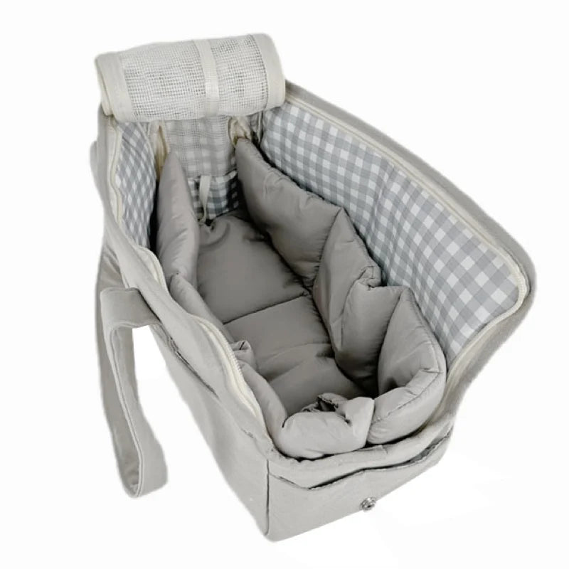 Geanta transport caini mici bumbac umar Chihuahua Yorkshire