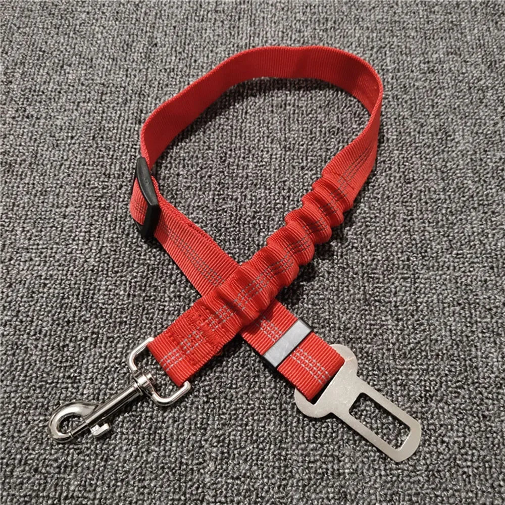 Centură de siguranță auto reglabilă pentru câini și pisici – ham cu clip universal