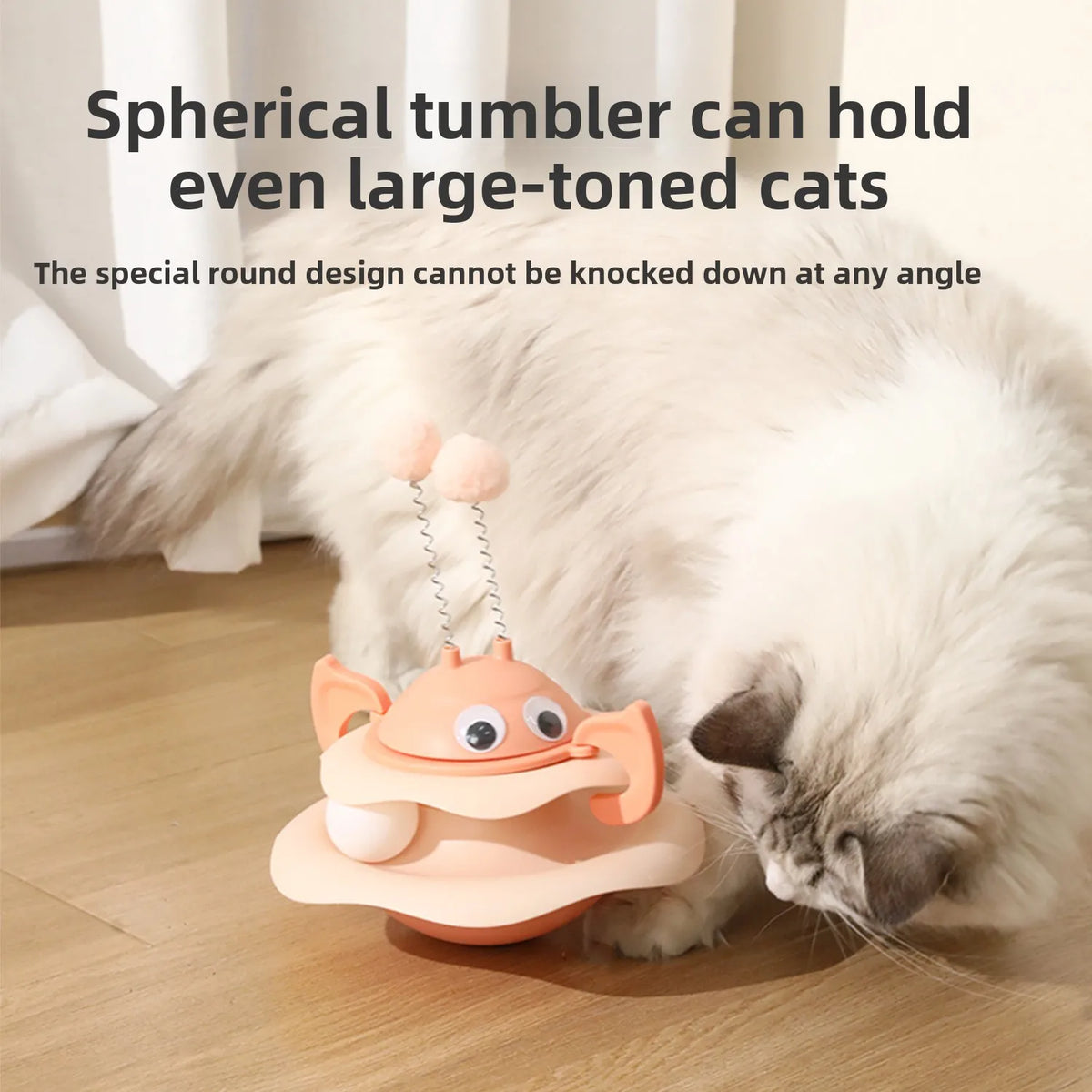 Jucarie Turntable cu Albinuta pentru Pisici - Tumbler Interactiv