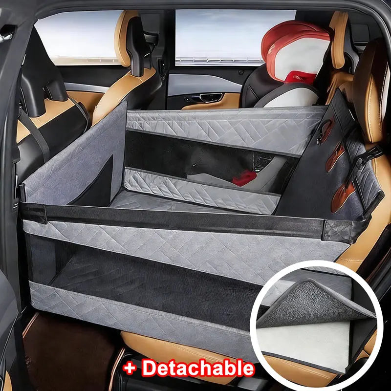 Husă tip hamac pentru câini, extensie pentru bancheta auto