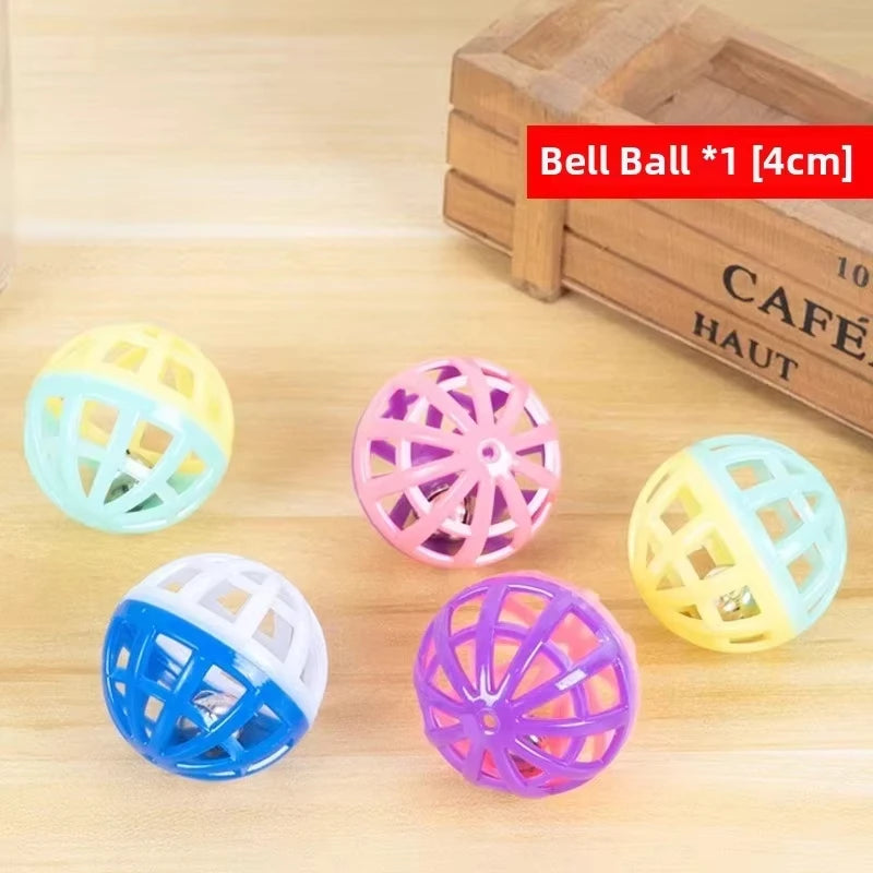Jucarie Puzzle din Fetru pentru Pisici cu Minge