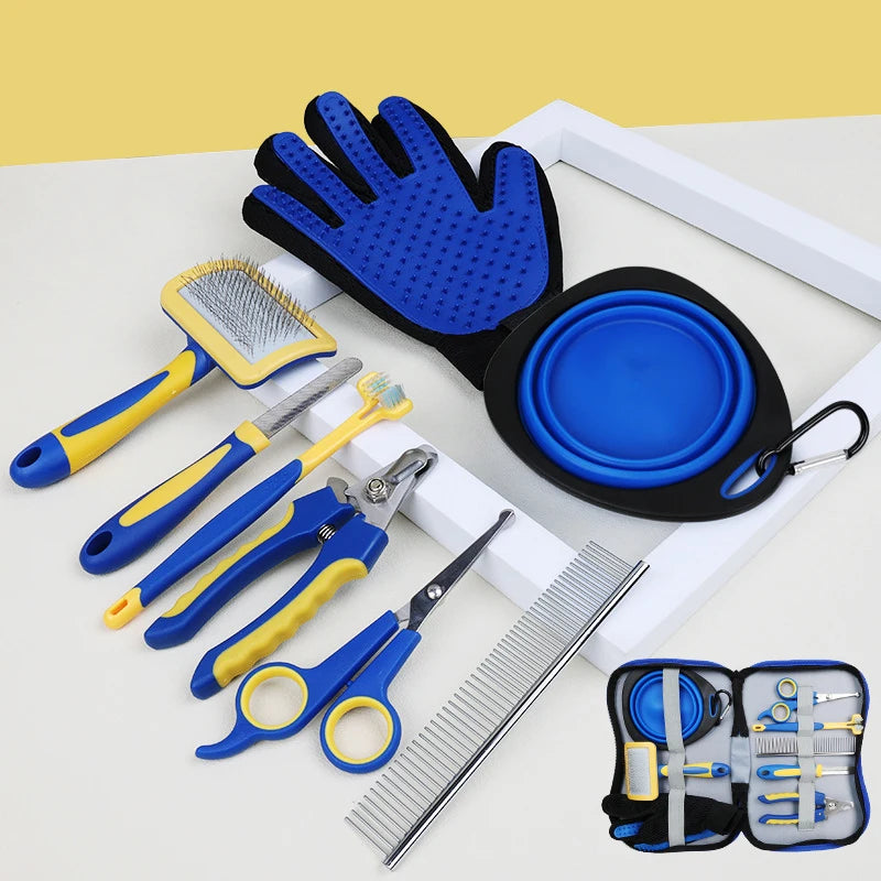 Set Îngrijire Complet pentru Animale - 8 Piese