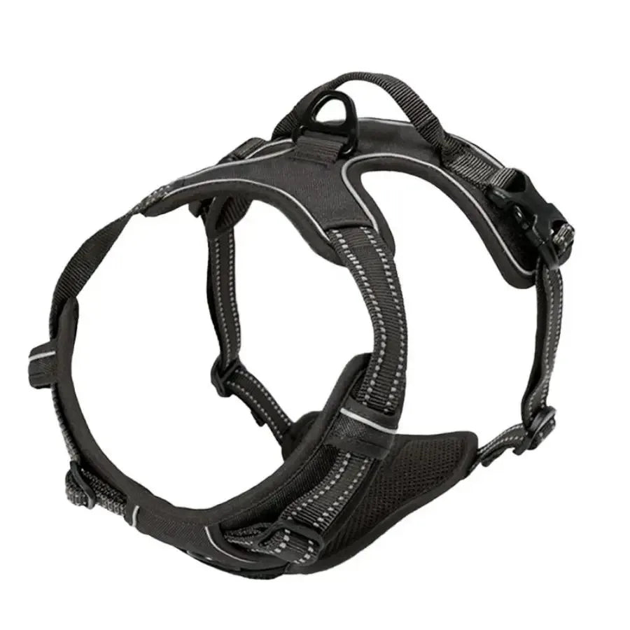 Set Ham Vest + Lesa Piele BeiYu – Accesorii Premium pentru Catei Mici si Medii