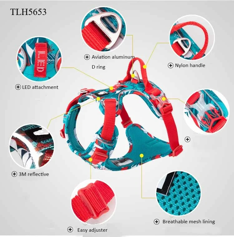 Ham Tactic Reflectorizant Truelove pentru Câini – Nylon Respirabil, Toate Mărimile