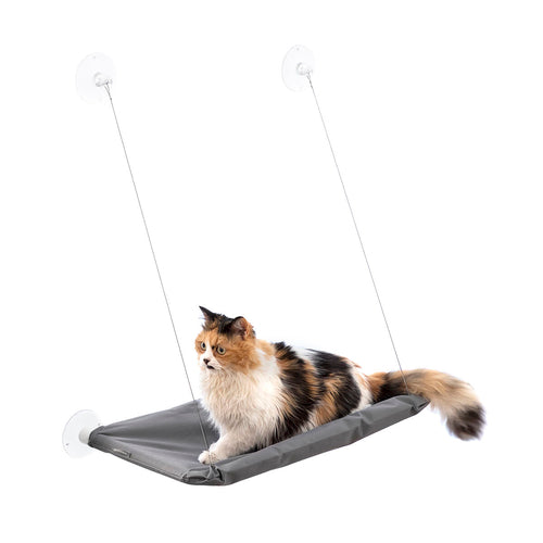 Hamac suspendat pentru pisici Catlax InnovaGoods – ventuze puternice, max. 30 kg