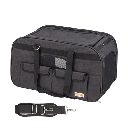Geantă Transport Pisici cu Roți și Mâner Telescopic – Oxford 600D
